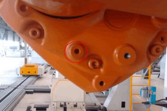 ABB IRB1600機(jī)器人各軸油口位置
