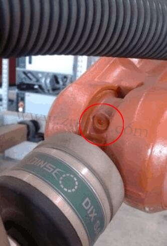 ABB IRB1600機(jī)器人各軸油口位置